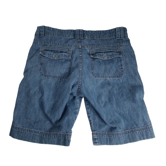 Lee Low On The Waist 32 IN Size 10M Denim Bermuda Jean Shorts Casual Snap Button - Picture 7 of 9